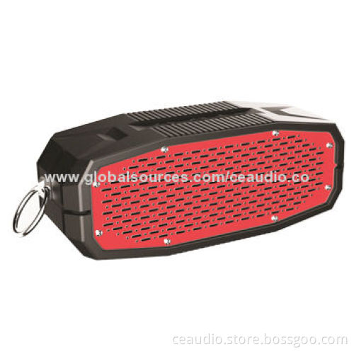 Portable Bluetooth Speakers with Line-in Jack, Hook, Anti-splash, Waterproof, OutdoorNew